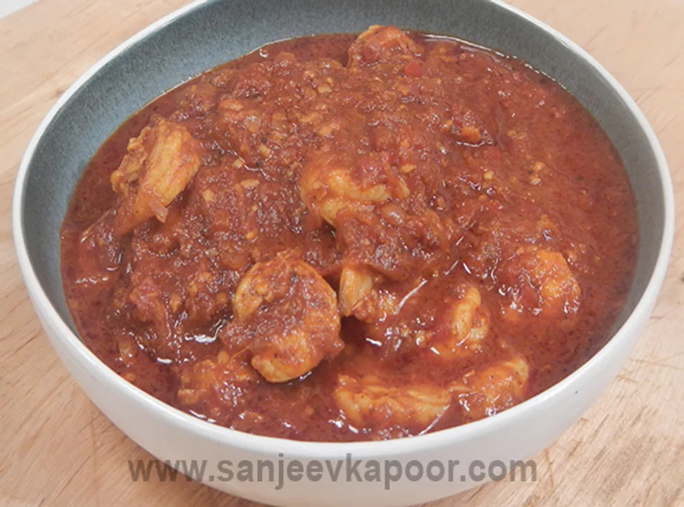 Prawns in Red Sauce