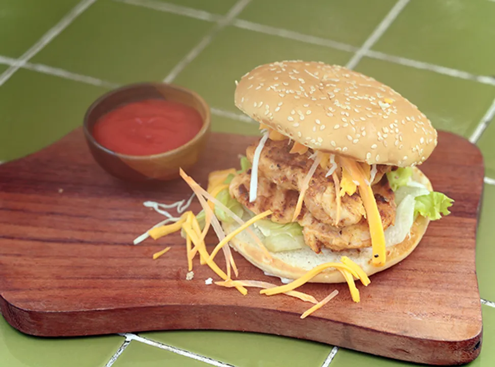 Peri Peri Chicken Burger - SK Khazana