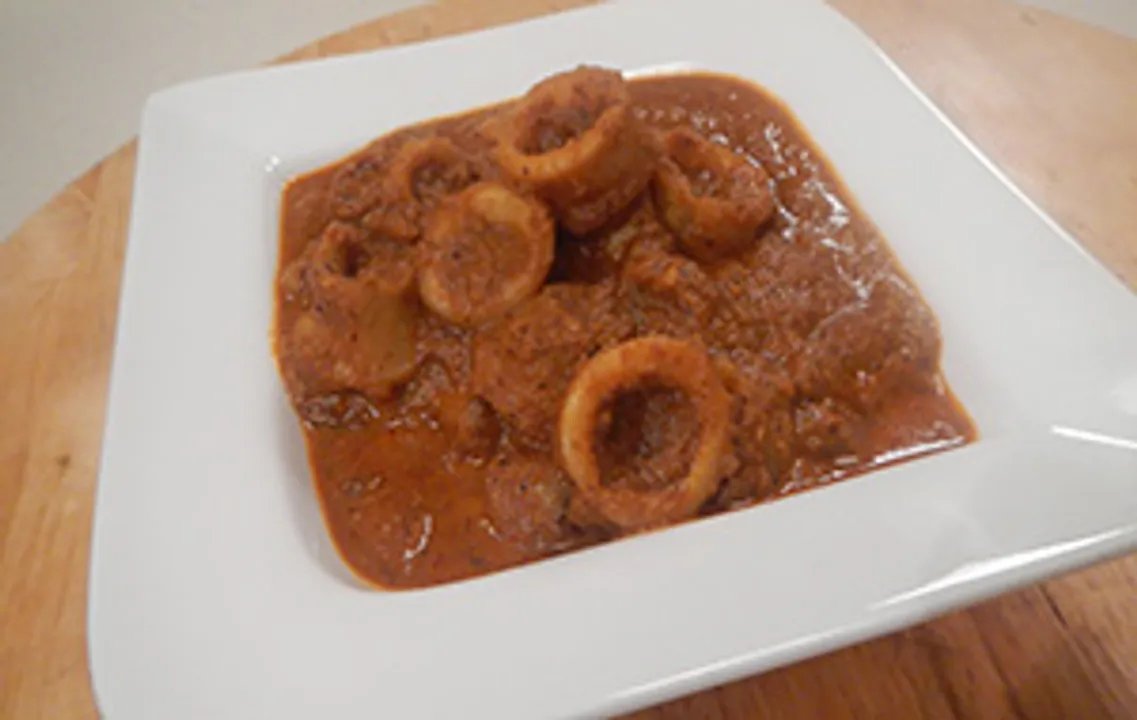 Squids in Brown Masala