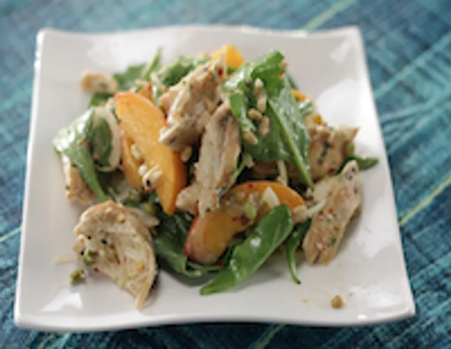 Chicken Peach Salad  