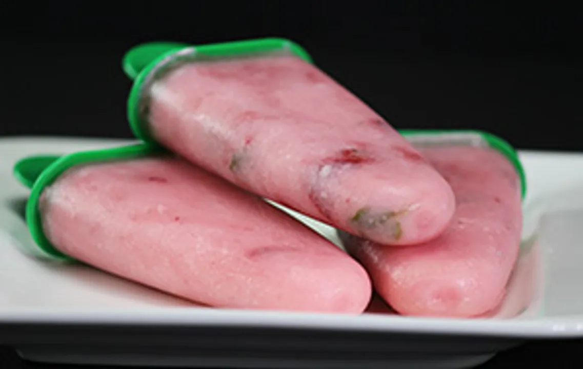 Strawberry Buttermilk Popsicles