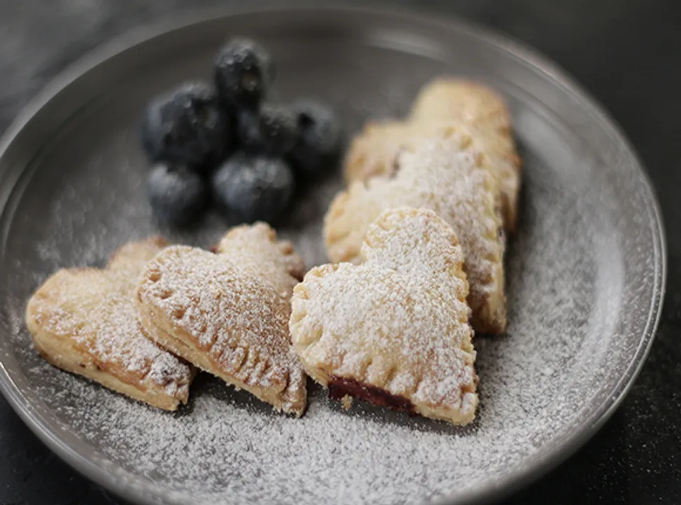 Blueberry Hearty Pies - SK Khazana