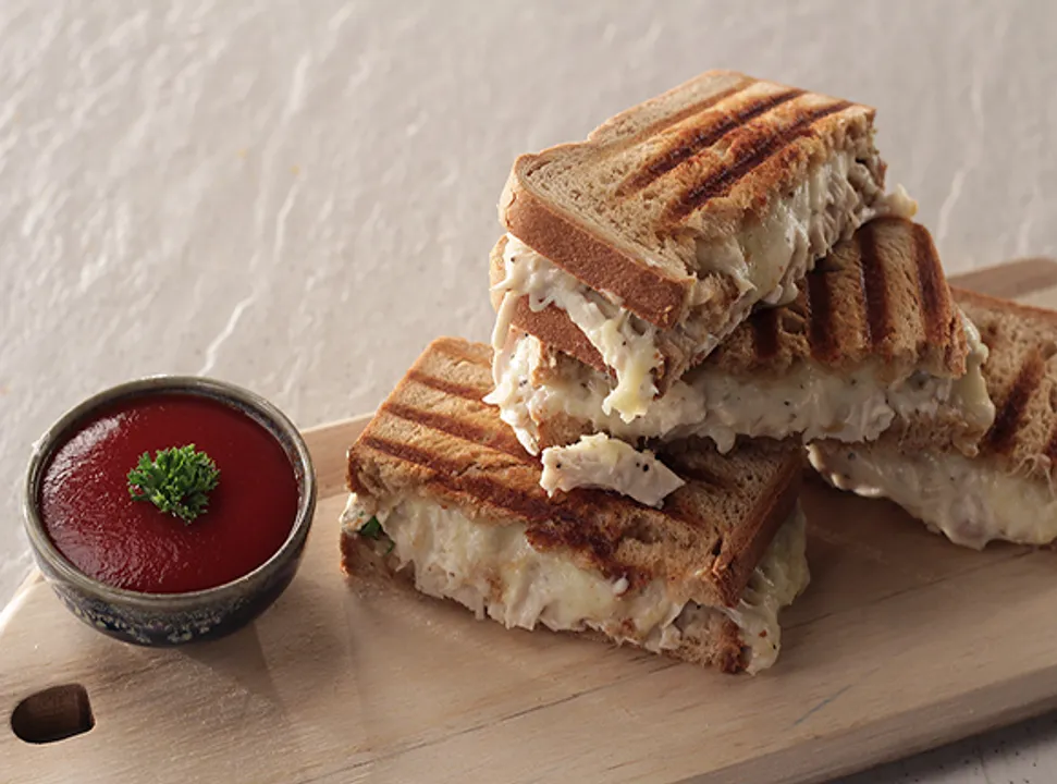 Cheesy Chicken Sandwiches - SK Khazana