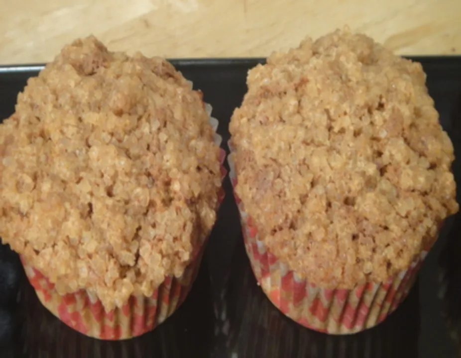 Banana Walnut Crumb Muffins