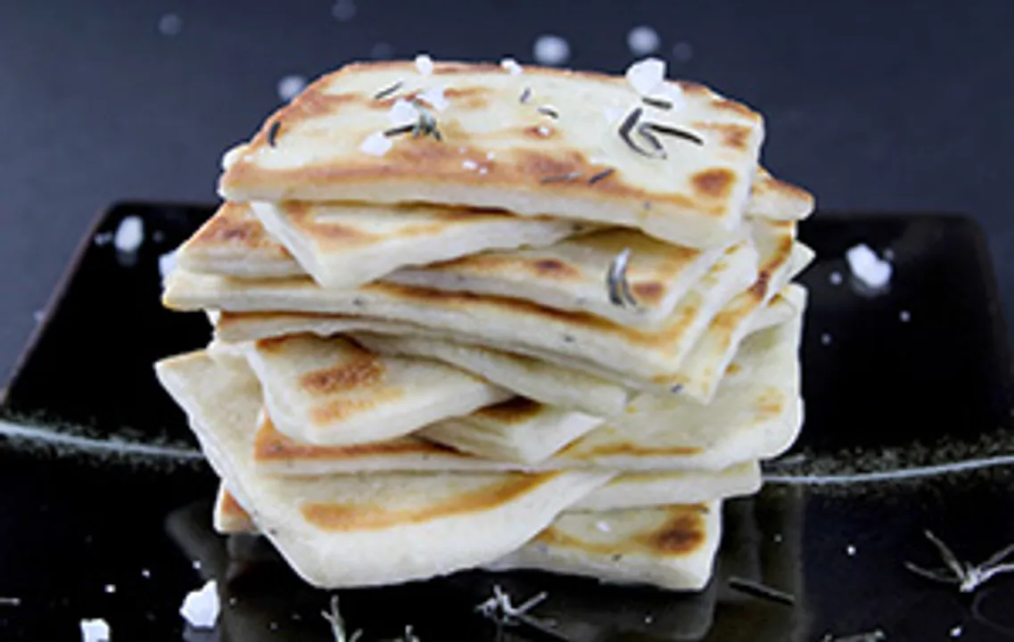 Pan Fried Rosemary Bread