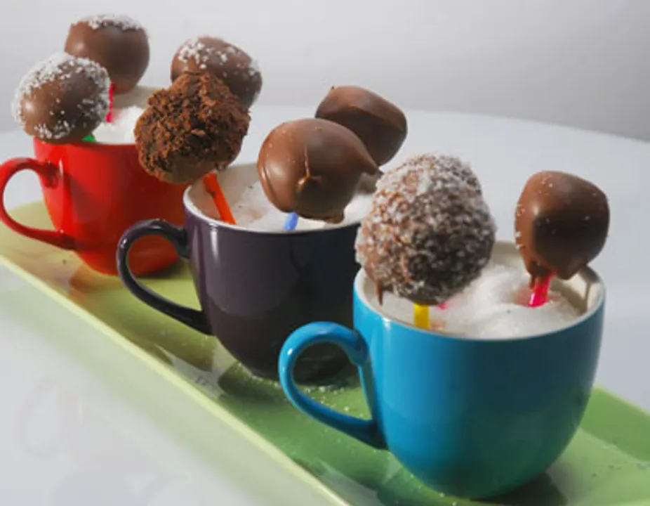 Coconut Laddoo Lollypops