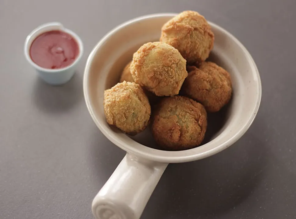 Zucchini Corn Crispy Balls - SK Khazana