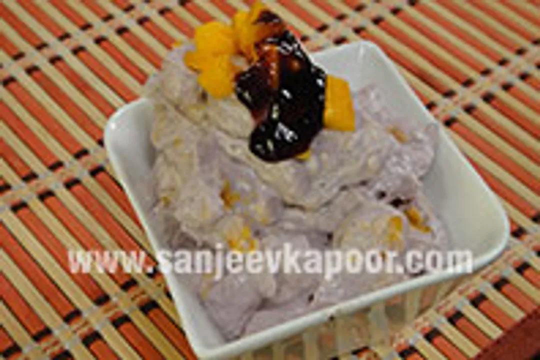 Mango and Blueberry Yogurt