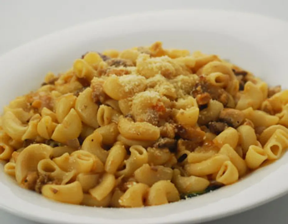 Macaroni with Mushroom Ragout