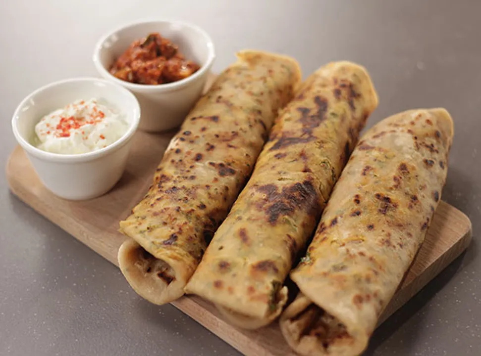 Paneer and Cheese Parantha-SK Khazana