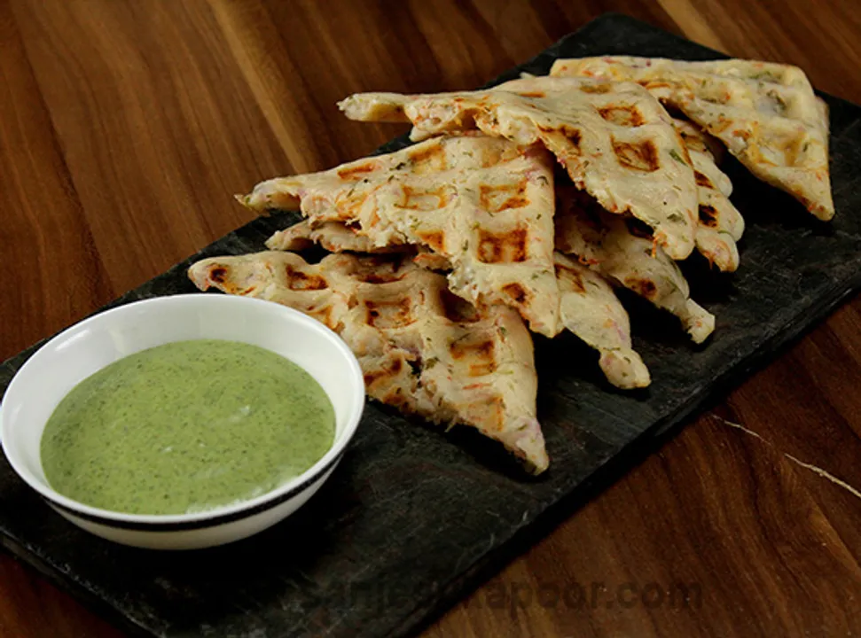 Uttappam Waffles