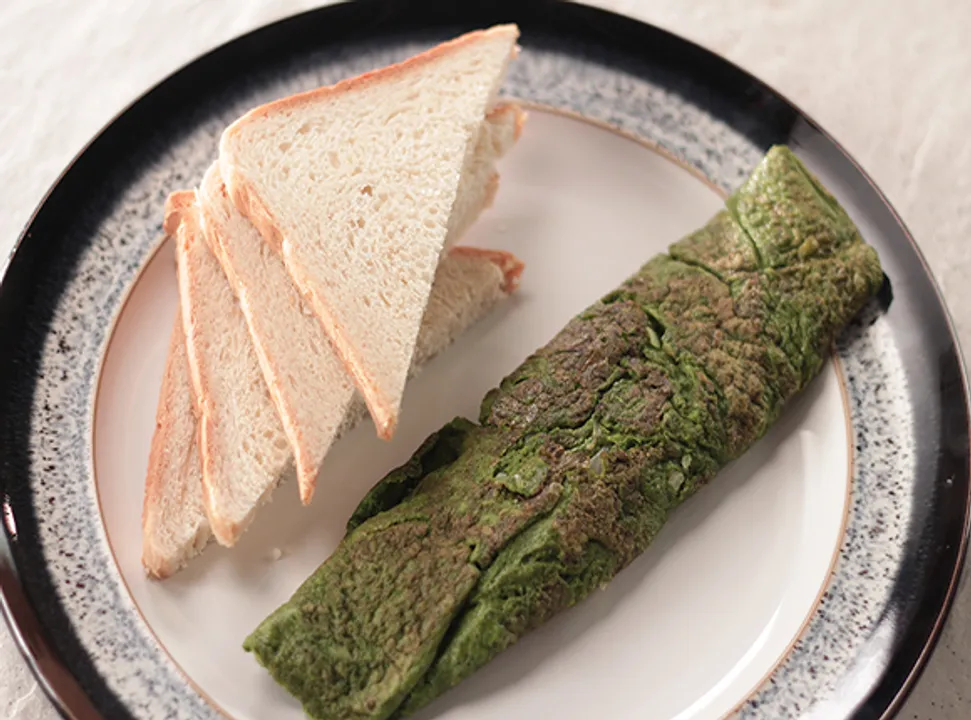 Hariyali Omelette - SK Khazana