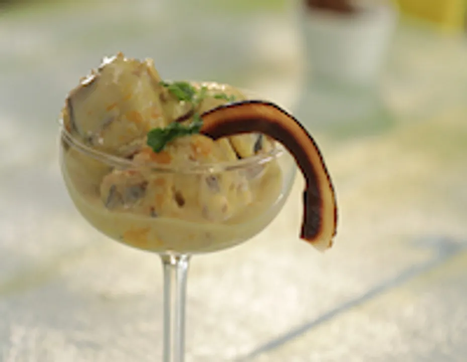 MANGO AND COCONUT ICE CREAM