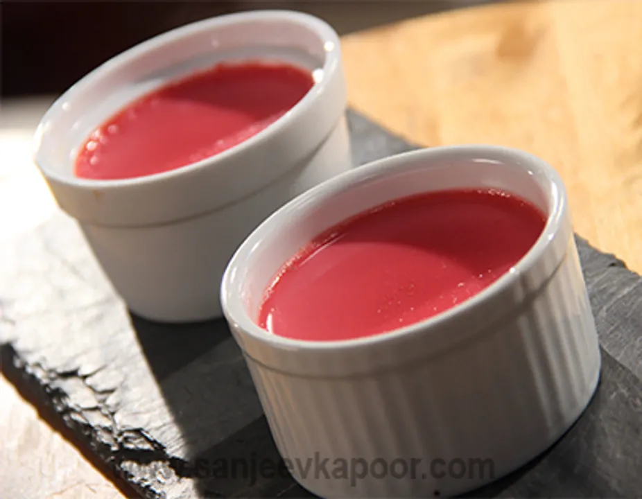 Rose Caramel Custard