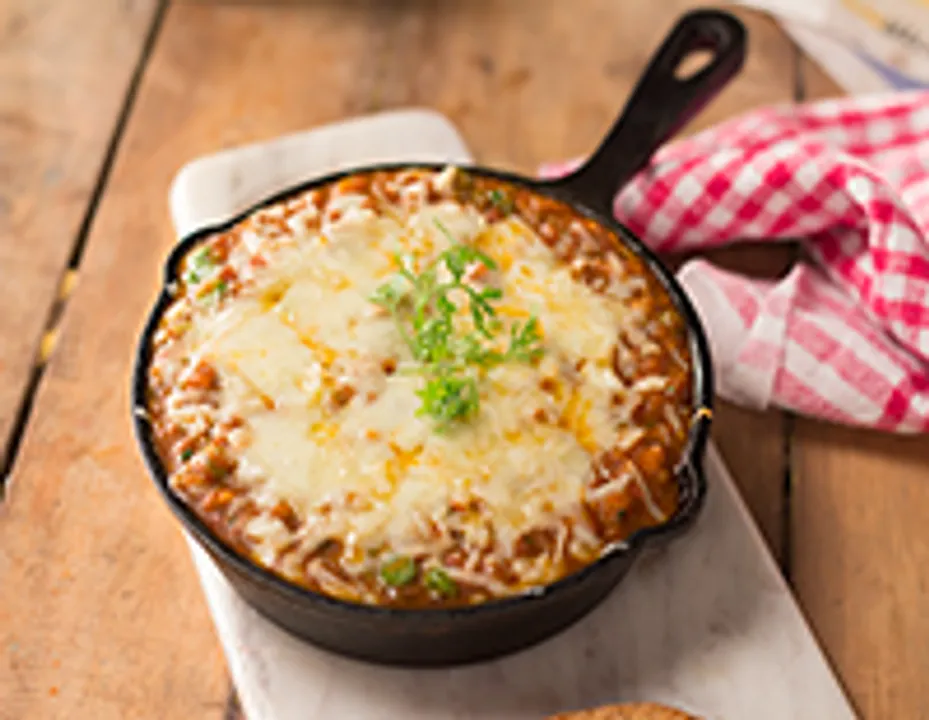Pav Bhaji Au Gratin