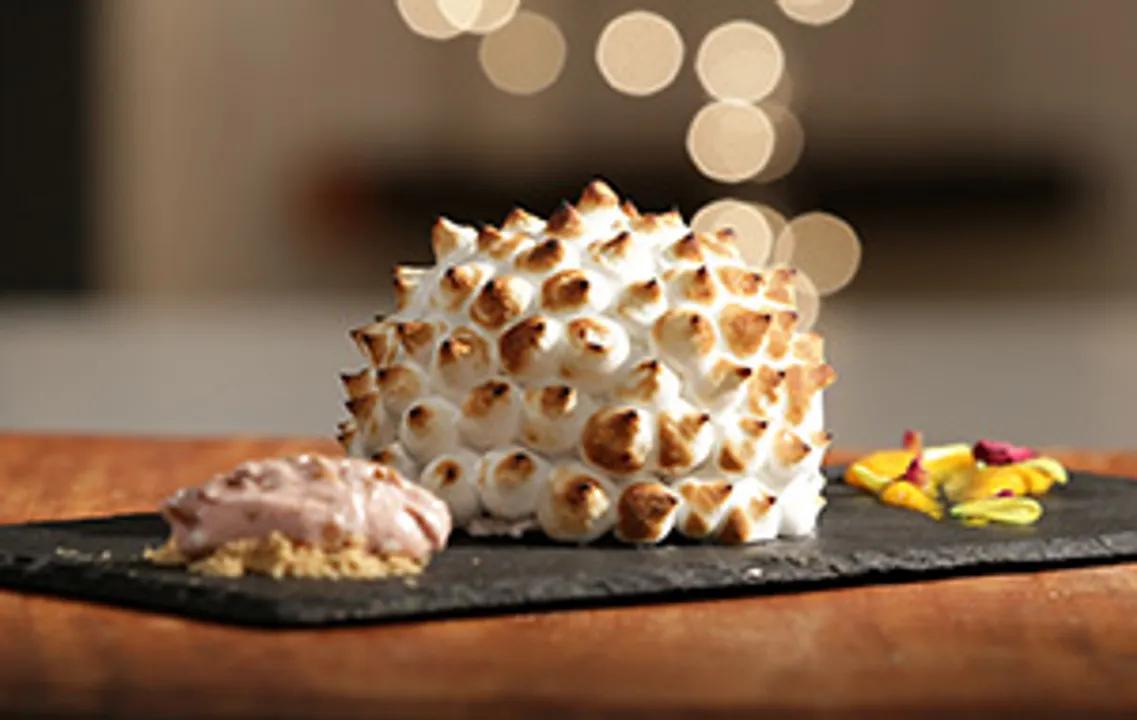 Gulab Jamun Baked Alaska