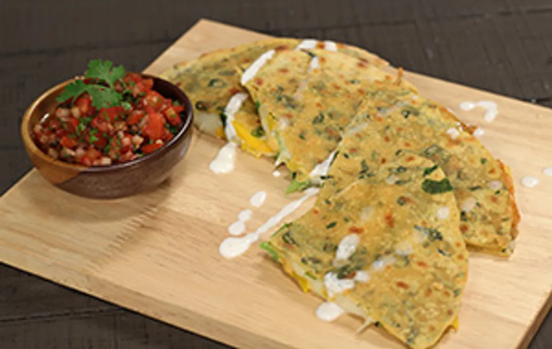 Thepla Quesadillas