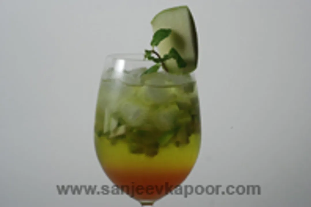 Green Apple and Lemon Iced Tea