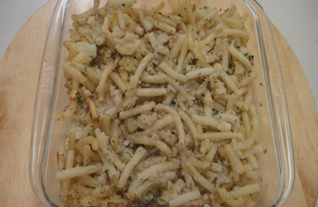 Potato Pasta Hash Brown