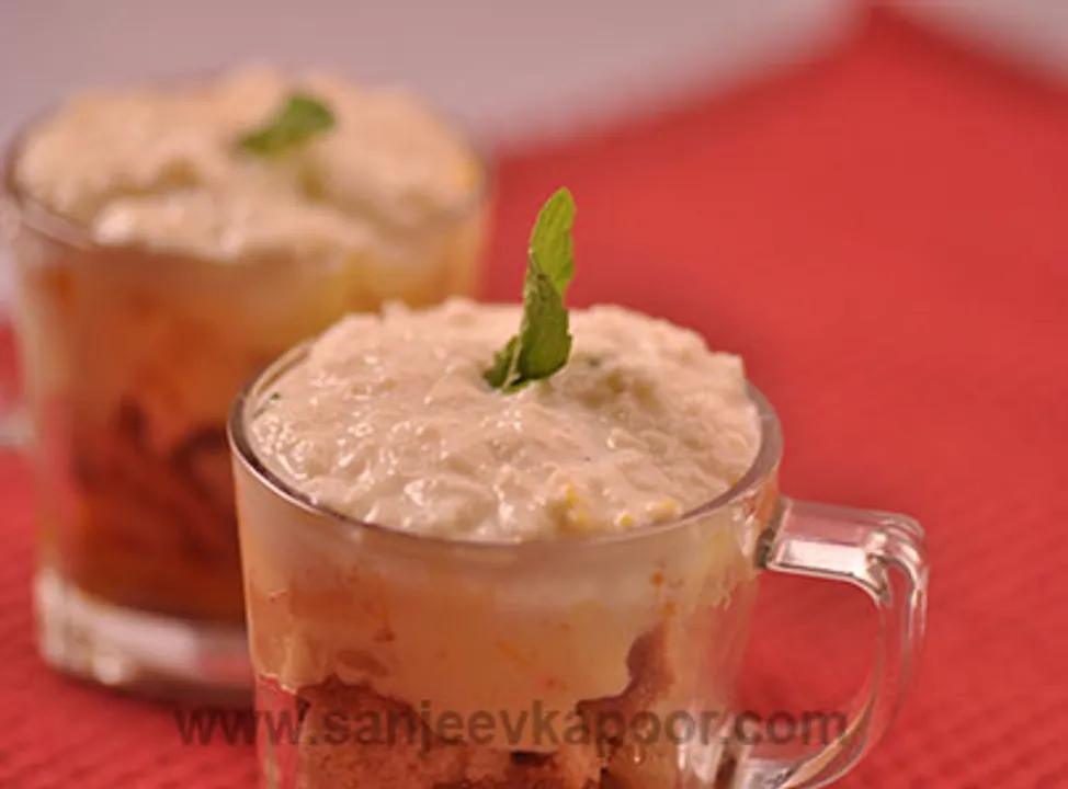 Boondi Trifle Custard
