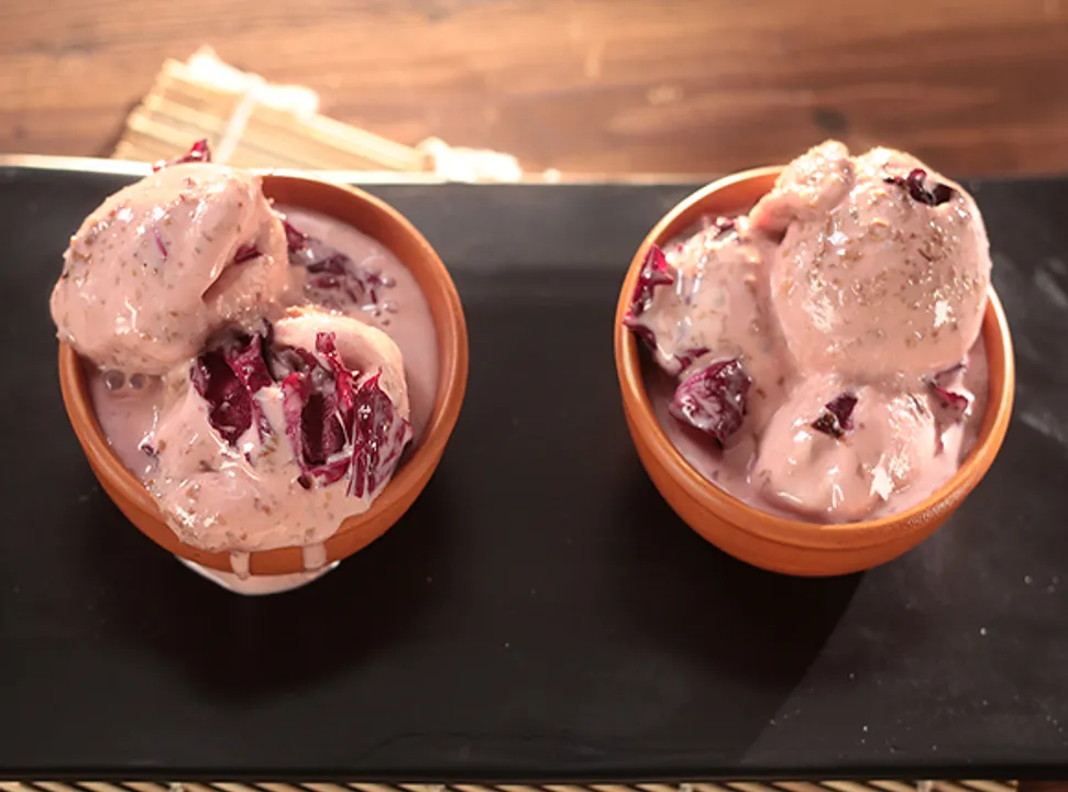 Gulkand Ice Cream - SK Khazana