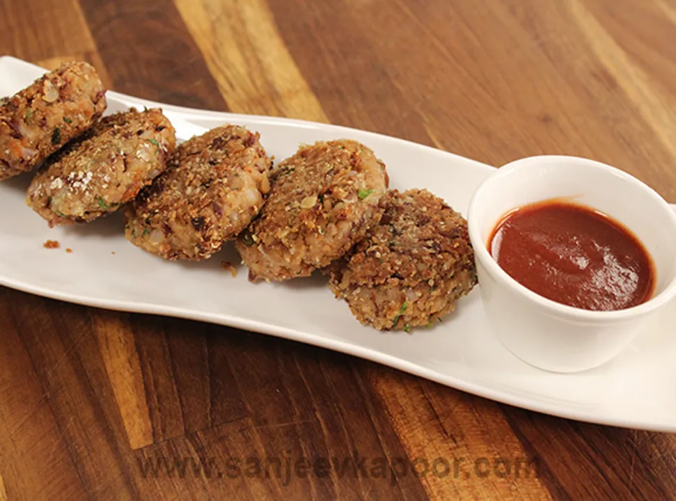 Rajma Soya Oats Cutlets