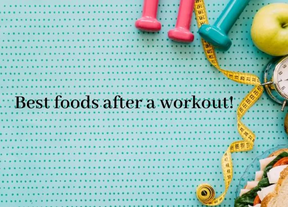Best foods after a workout