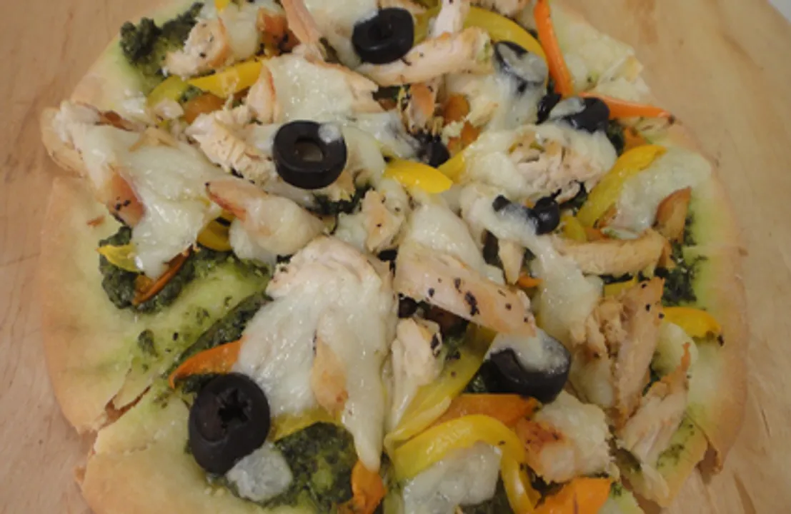 Chicken Pesto Pizza