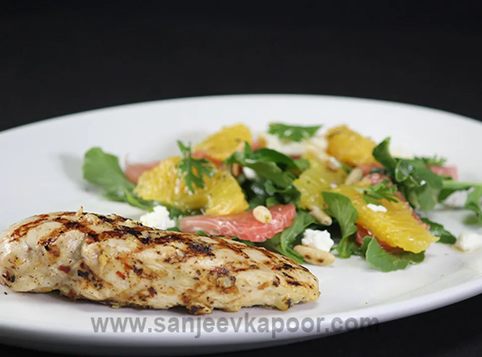 Smoked Chicken with Citrus Salad
