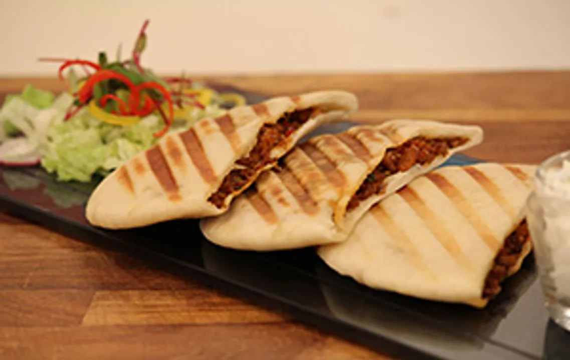 Grilled Soya Keema Kulcha