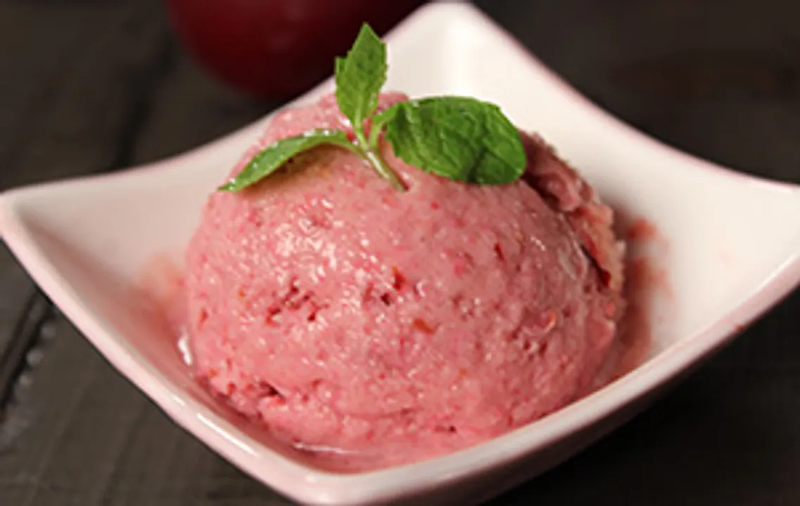 Plum Frozen Yogurt