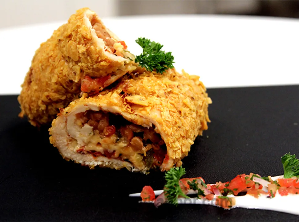 Chicken Nacho Roulade