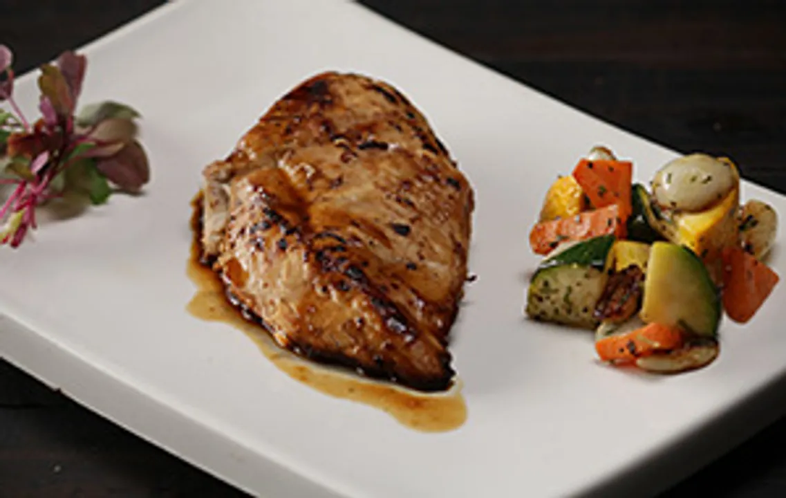 Barbecue Chicken with Veggies