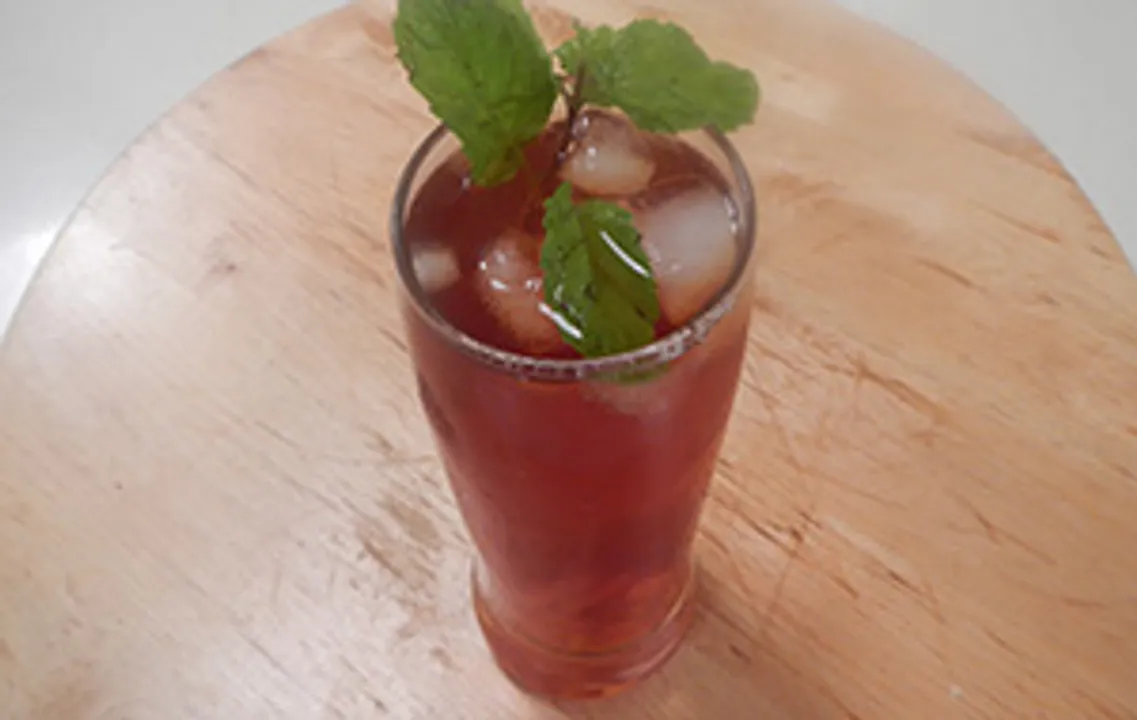 Spiced Papaya Iced Tea