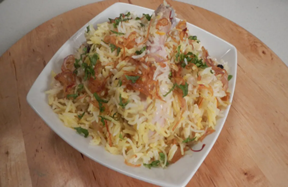 White Chicken Biryani