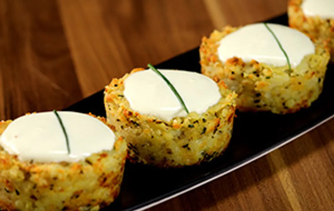 Cheesy Potato Muffins