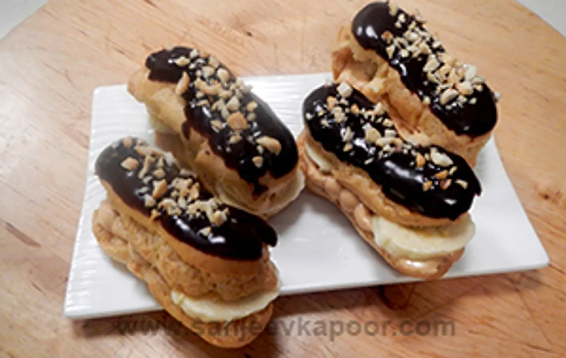Caramelized Banoffee Eclair Sandwich