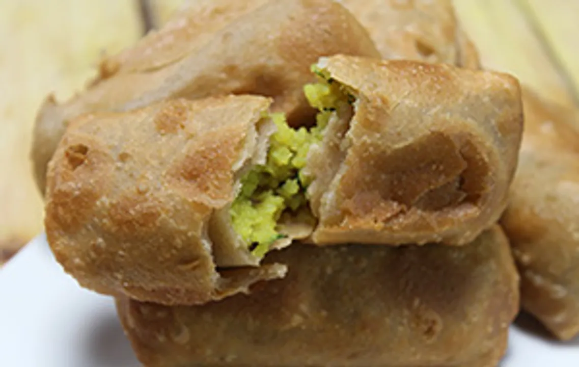 Puri Bhaji Spring Roll
