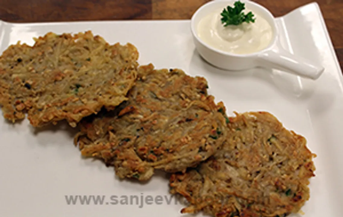 Jain Raw Banana Rosti