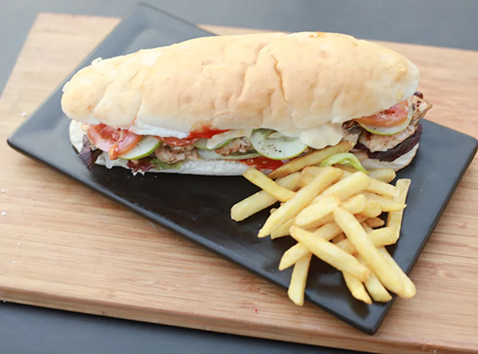 Chicken Footlong Sandwich-SK Khazana