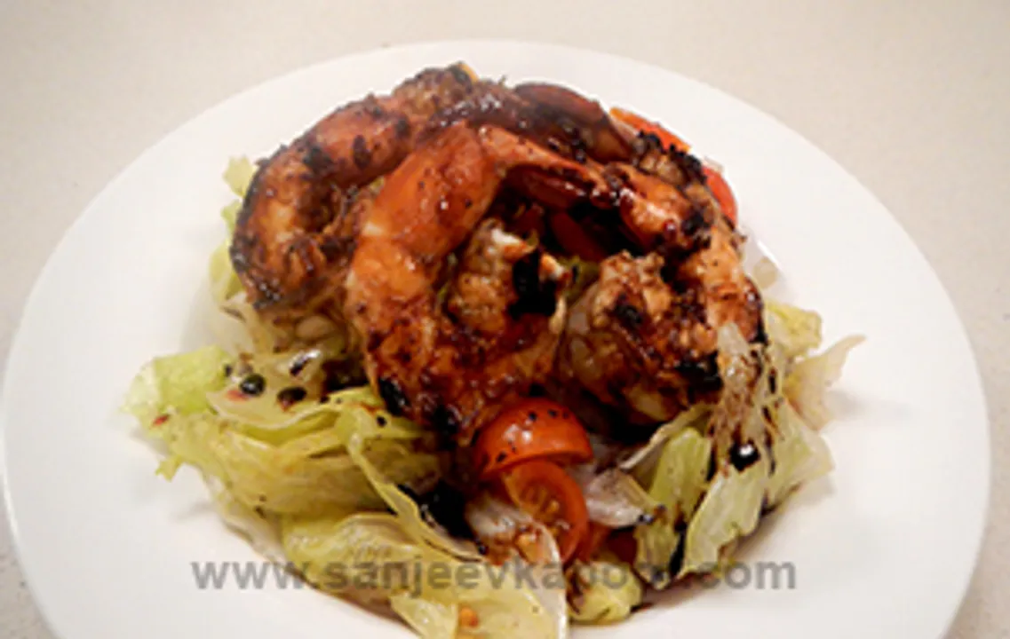 Balsamic Grilled Prawns