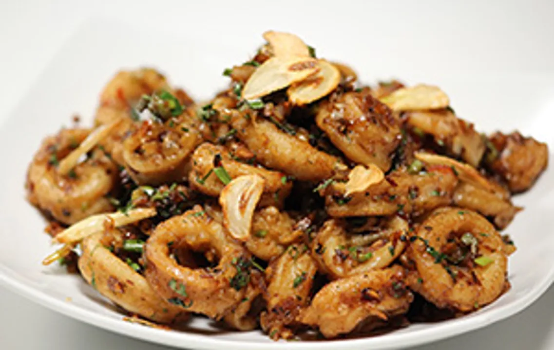 Burnt Garlic Squids