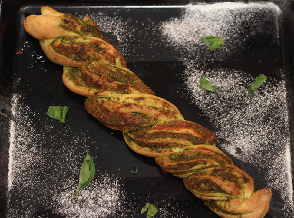 Braided Pesto Bread
