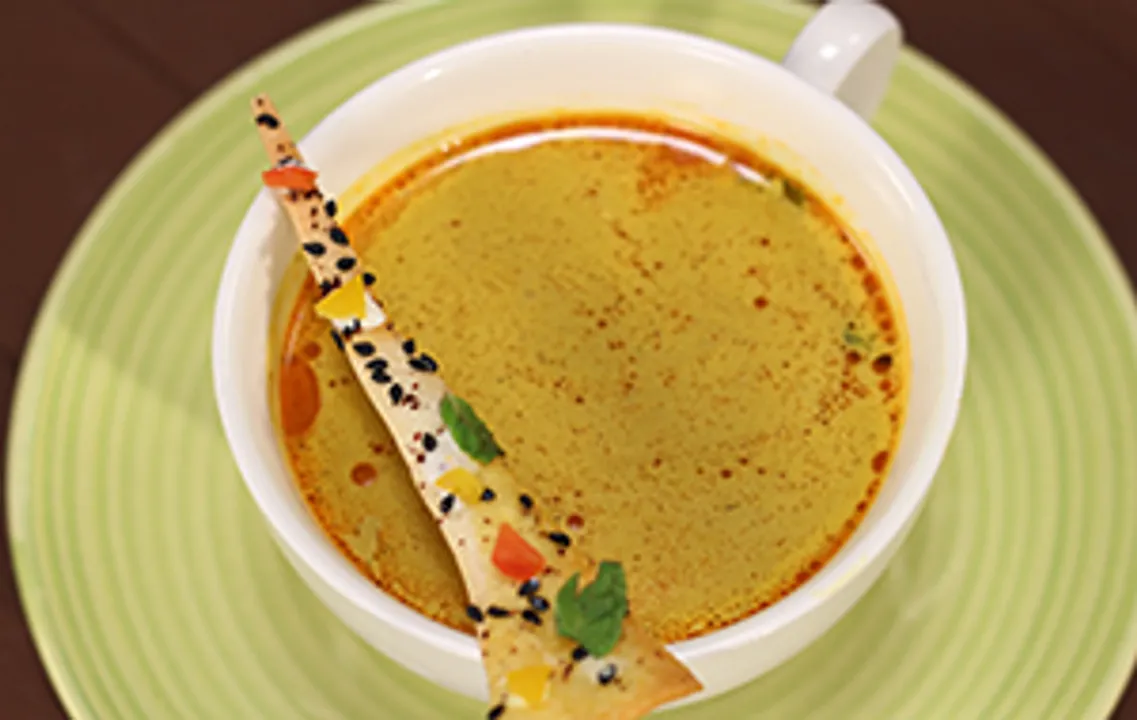 Roasted Pumpkin and Murg Shorba