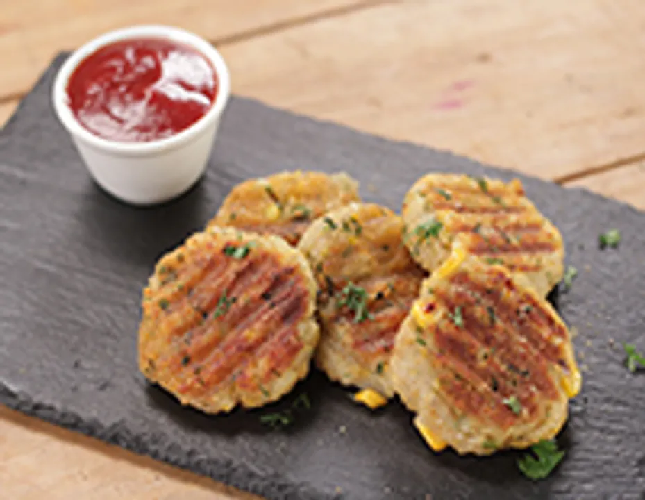 Corn Potato Tikki-SK Khazana