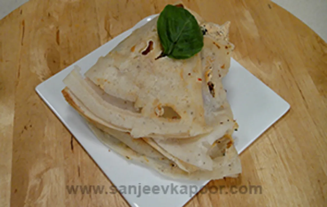 Crepes with Ricotta and Bacon