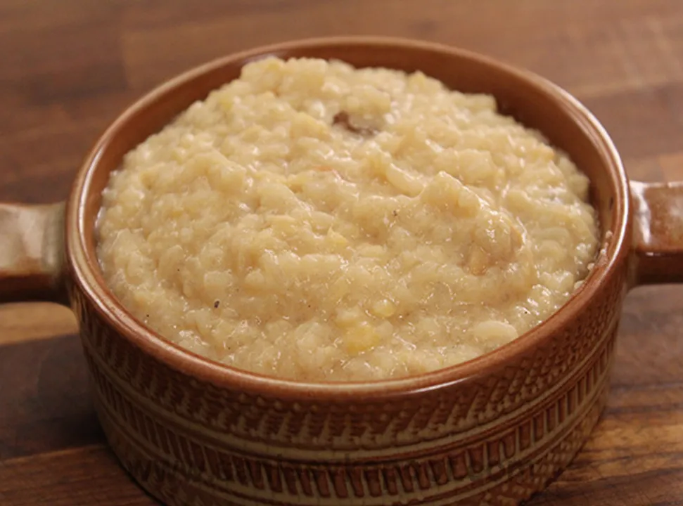 Rice and Moong dal Kheer