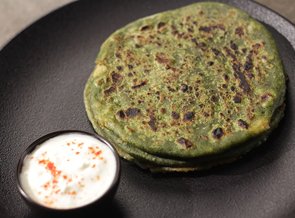 Aloo Palak Parantha - SK Khazana