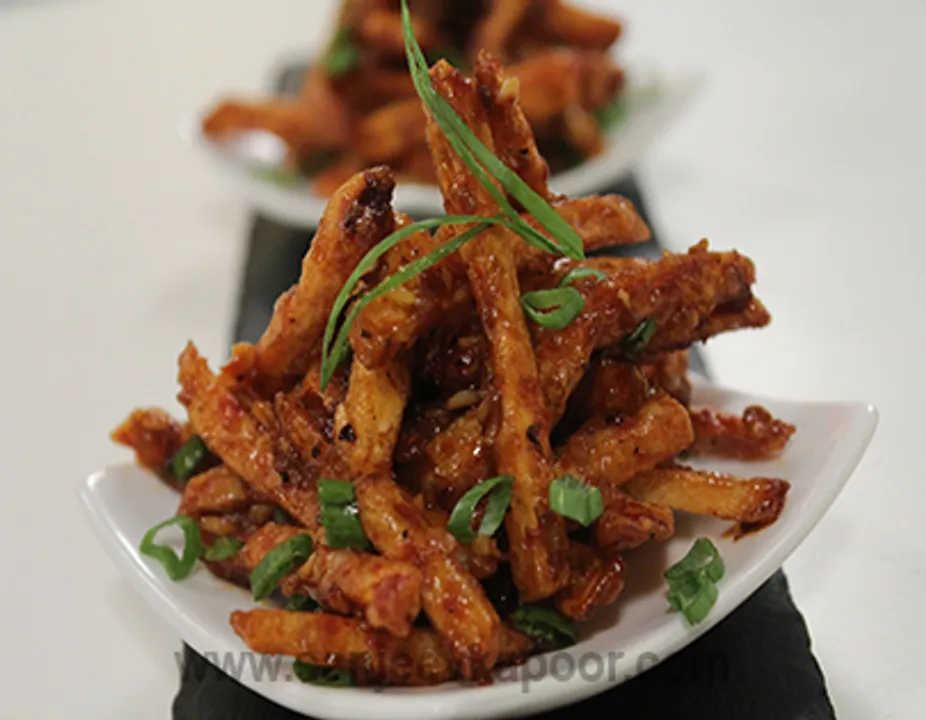 Shredded Potato Stir Fry