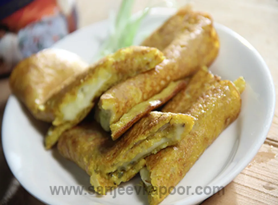 Rice and Moong Dal Pancakes